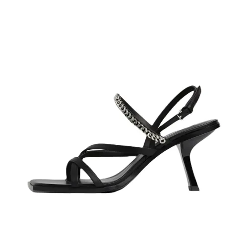 KARL LAGERFELD One Ремень Сандалии Женские Черный