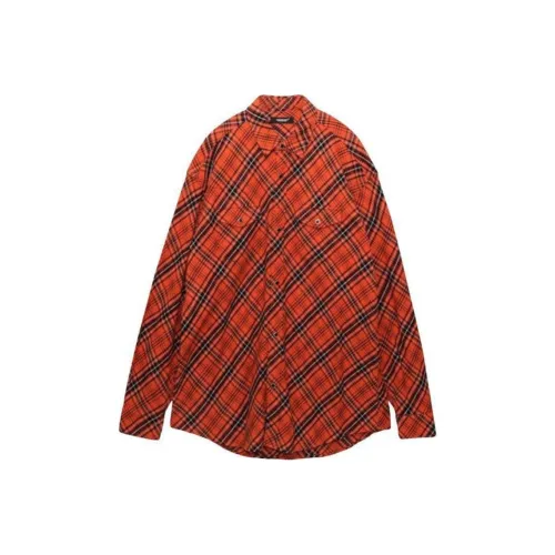 Undercover Апельсин Мужские Рубашки