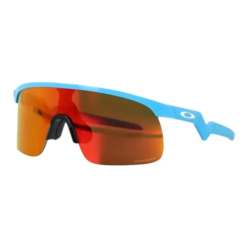 Oakley Ацетат Нерегулярная форма Солнцезащитные очки Детский Синий