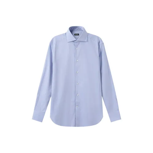 Ermenegildo Zegna Sky Blue Мужские Рубашки