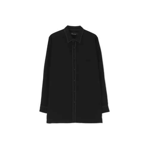 Yohji Yamamoto Мужские Черные Рубашки