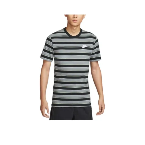 Nike Черный/Серый Мужские T-Рубашки