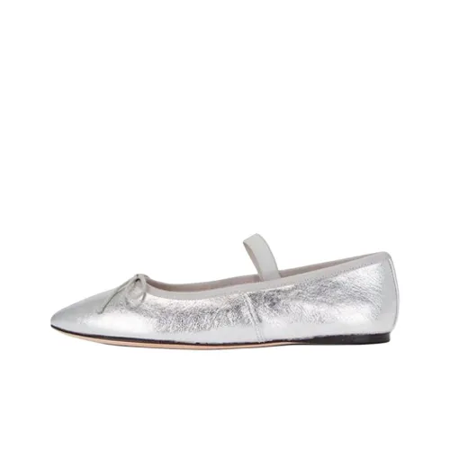 Loeffler Randall Туфли Мэри Джейн Серебряные Женские