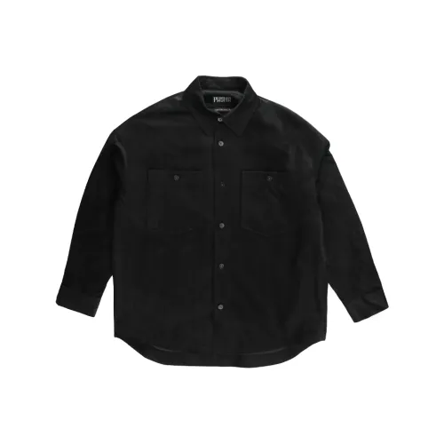 PUSH HZC Мужские рубашки черного цвета