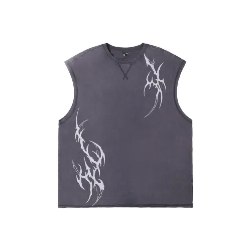 N Max Майка Унисекс Выстиранный Черный