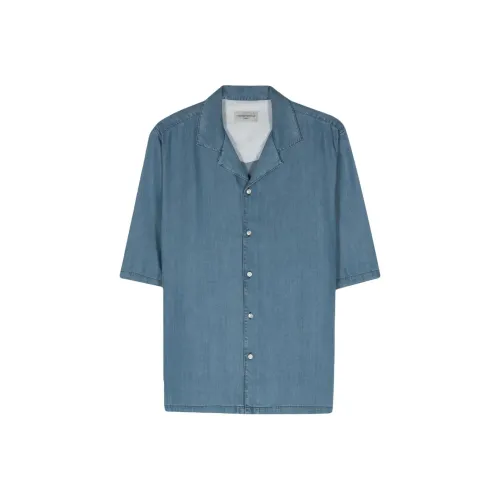 OFFICINE GENERALE Рубашка Мужская Синяя