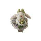 Многоцветная зеленая юбка розового цвета