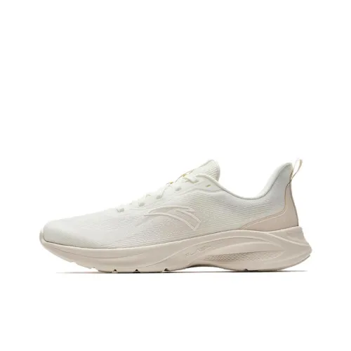 Anta Light Breeze Slip-resistant Abrasion-resistant Low Top Casual Running Shoes Women's Beige