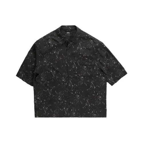 PUSH HZC Мужские рубашки черного цвета