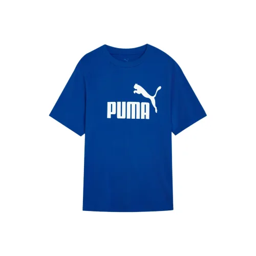 PUMA ESS Логотип T-Shirt Мужской Темно-синий