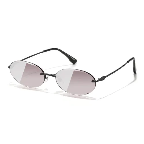 Morakot Кошачий глаз Солнцезащитные очки Мужские Глянцевые Металлический Матовый Черный Матовый Розовое золото