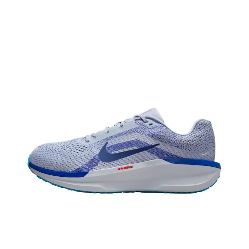 Nike Winflo 11 Low Топ Беговые кроссовки Мужские Серый Синий