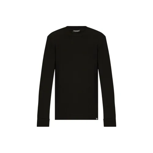 DSQUARED 2 Черные Мужские T-Рубашки