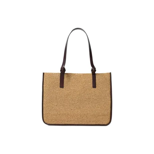 Loeffler Randall Сумка из крафт-бумажной текстуры с рафией сумка-тоут сумка для покупок сумка через плечо стандартная женская коричневая
