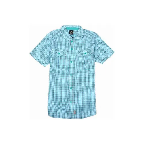 JORDAN Синий Мужская Рубашка