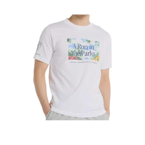 New Balance United Airlines NYC T-Shirt Мужской Белый