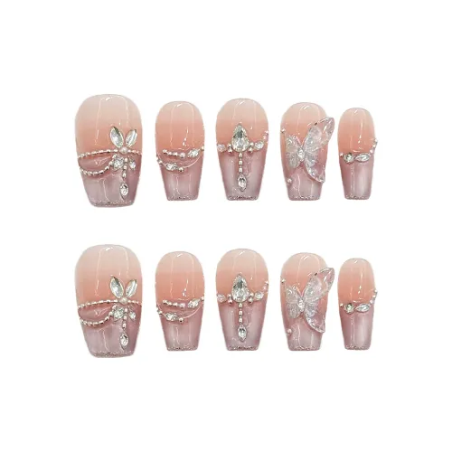 AIDINGQI Зеркальце Луна Бабочка Pure Ручной Nail Art Премиум Кошачий глаз Бабочка Cool Brightening Cropped Luxury