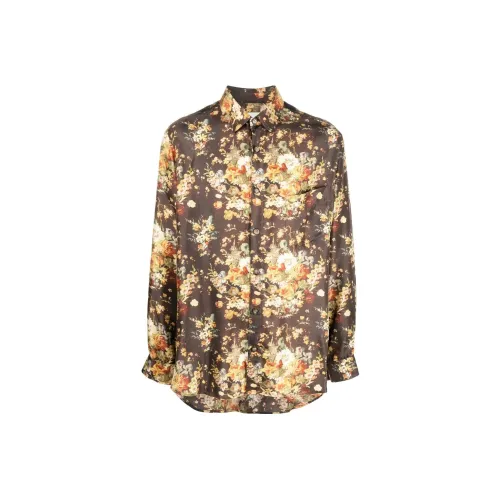 NANUSHKA Зеленые Мужские Рубашки