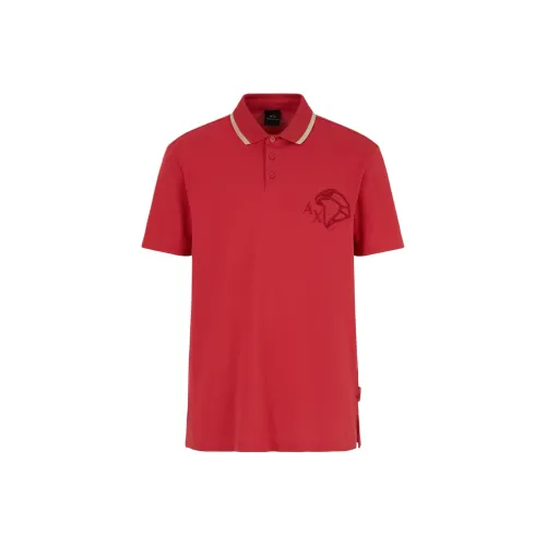 ARMANI EXCHANGE SS24 Поло Мужское Red