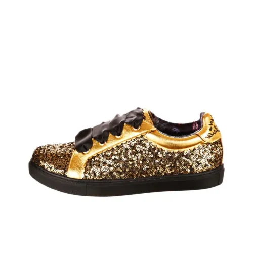 IRREGULAR CHOICE Wasabi Скиталец Низкие Кроссовки для скейтбординга Унисекс Золотые