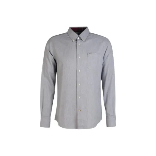 BARBOUR Серый Мужская Рубашка