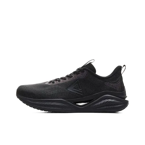PEAK Беговые кроссовки Low Top Чисто черный Мужской