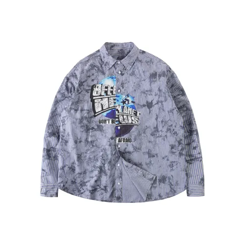 8FF Рубашка Унисекс Ностальгический Синий