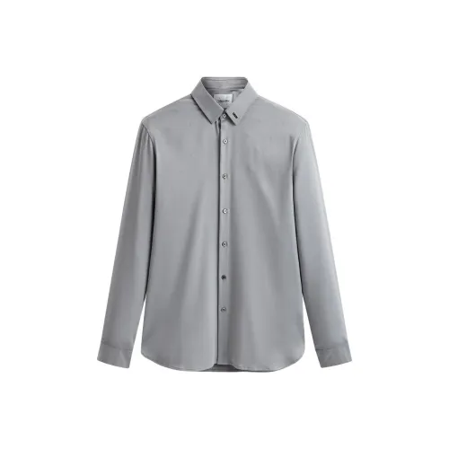 PEACEBIRD MEN Рубашка Мужская Серый Зеленый