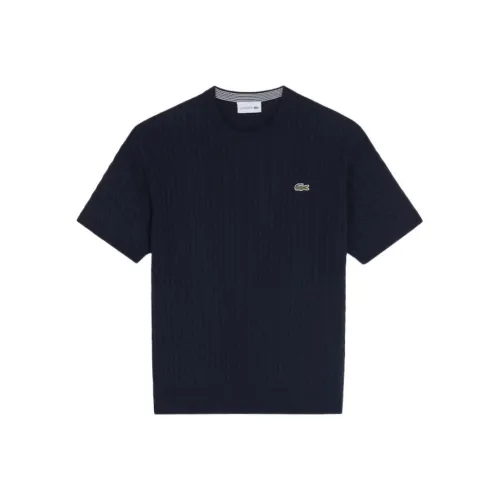 Коллаборация LACOSTE Морской Синий Мужской Трикотаж
