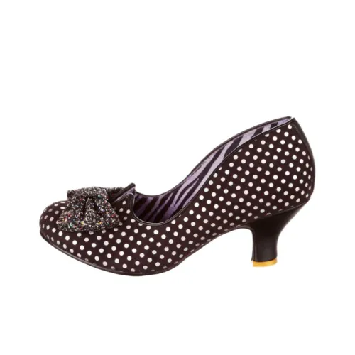 IRREGULAR CHOICE Dazzling Diva Грубый каблук Высокие каблуки 6 см Женские Черный Широкая подошва