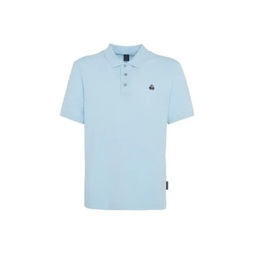 Moose Knuckles Поло Мужское Синее