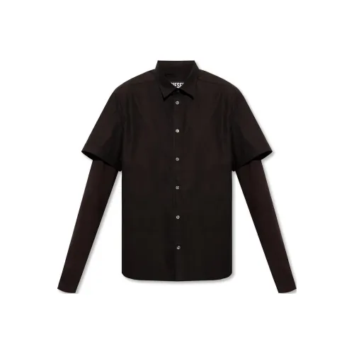 DIESEL Мужские Черные Рубашки