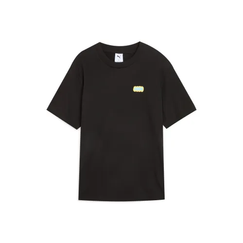 PUMA Graphic Pt LOGO T-Shirt Мужская Черная 01