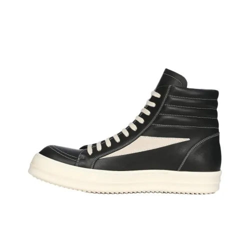 RICK OWENS совместный бренд RO Hollywood High Топ Скейтборд Кроссовки Мужские Черные