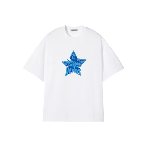 PENTAGONAL HEART Satoshi Star series T-Shirt Унисекс Белый