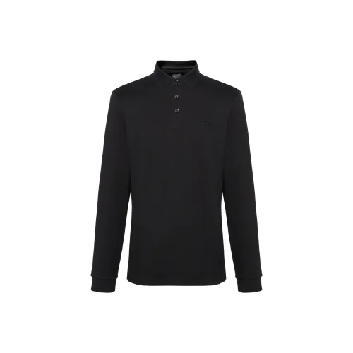 Hugo Boss FW22 Поло Мужское Черное