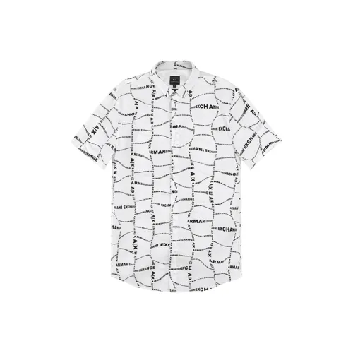 ARMANI EXCHANGEAE SS23 Рубашка Мужская Белая