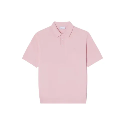 LACOSTE Collaboration Мужская Поло Розовая
