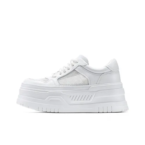 GG CC Сетка Поверхность Белый Кроссовки визуально увеличивает рост Устойчивый к истиранию Дышащий Противоскользящий