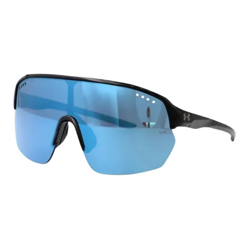 Under Armour Ацетат Нерегулярная форма Солнцезащитные очки Мужской Черный