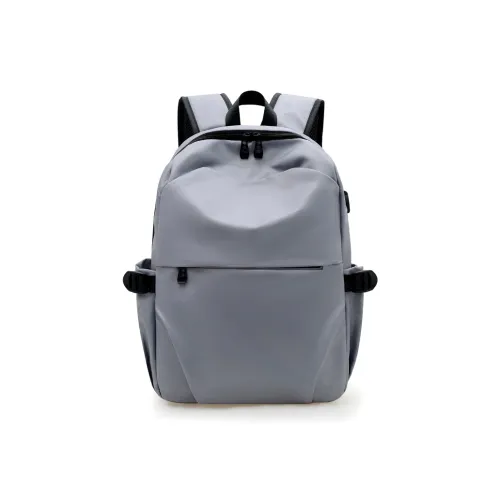 Tong Tong Rabbit Нейлон Рюкзак Стандартный Мужской Серый Черный