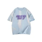 Дышащий/Мягкий/100% хлопок - Светло-синий