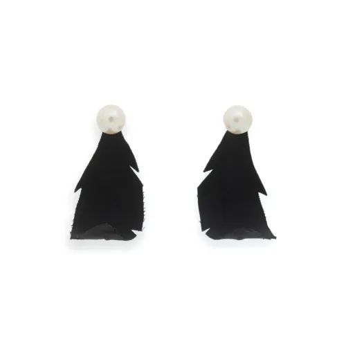 MARNI Brass Earrings Женские Черный