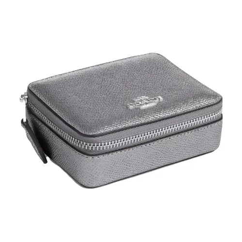 COACH Кожа Medicine Мешок для хранения Унисекс Серебряный