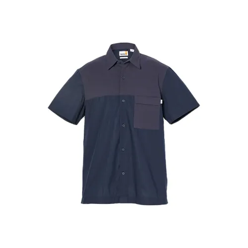 Timberland Рубашка Мужская Темно-Сапфир Синий