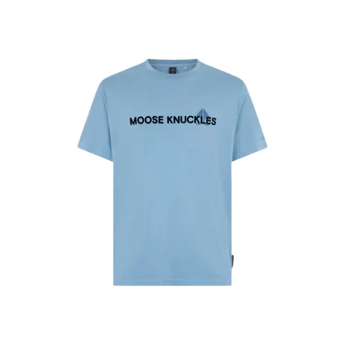 Moose Knuckles Ocean Blue Мужская T-рубашка