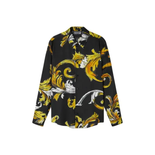 VERSACE Мужские Черные Рубашки