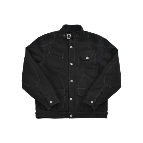 EXPM Байкер Джекет Черный Мужской Пуховик