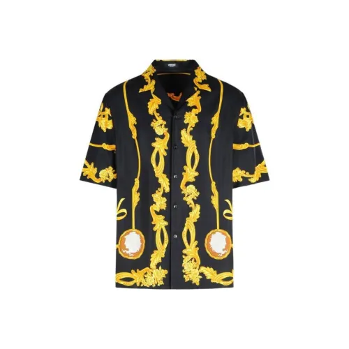 VERSACE Мужские Черные Рубашки