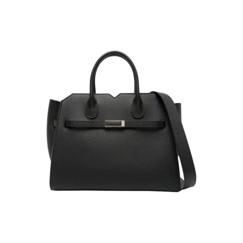 Valextra Коровья кожа Сумка на одно плечо Женская Черная